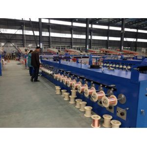 300mpm 24H Wire Annealing Machine , Durable Copper Tubular Annealing Machine