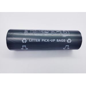 Poly Thickness 0.8Mil Dog Waste Bags Flat Bottom Seal