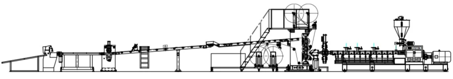 PC PMMA GPPS MS Acrylic Sheet Extrusion Production Line Customized