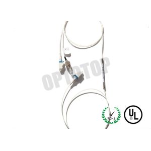 1 x 2 Ports Fiber Optic Coupling OM 4 , 0.9 mm Fiber Optic Cable Splitter