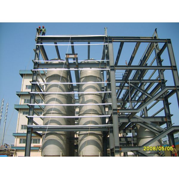 Buy Industrial Steel Frame Structure Building Fabrication Construction Heavy Duty at wholesale prices