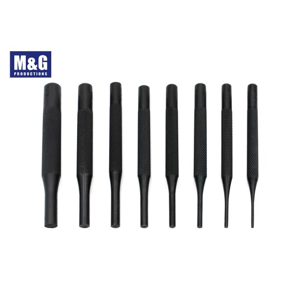 4" 8pc / Set Drive Pin Punche / 1/16", 3/32", 1/8", 5/32", 3/16",7/32", 1/4" & 5/16"
