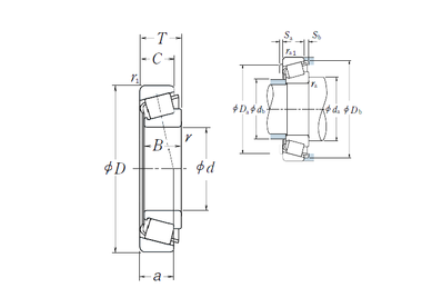32309 Tapered Roller Bearing 45x100x38.25 MM HR32309J 32309JR