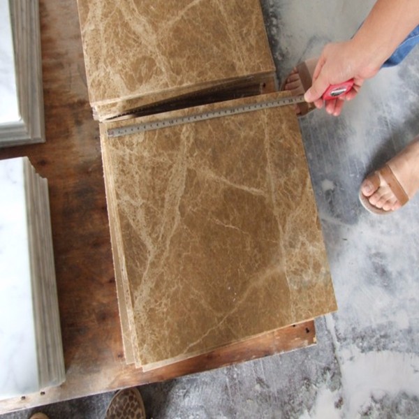 China building decoration polished Light Emperador marble slabs