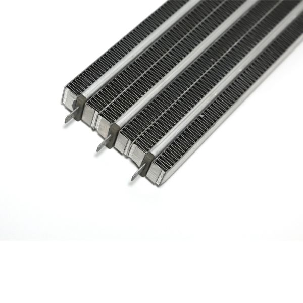 Corrugated Aluminum Alloy Fin PTC Heater with High Temperature Silicone Rubber Wire for Long Service Life