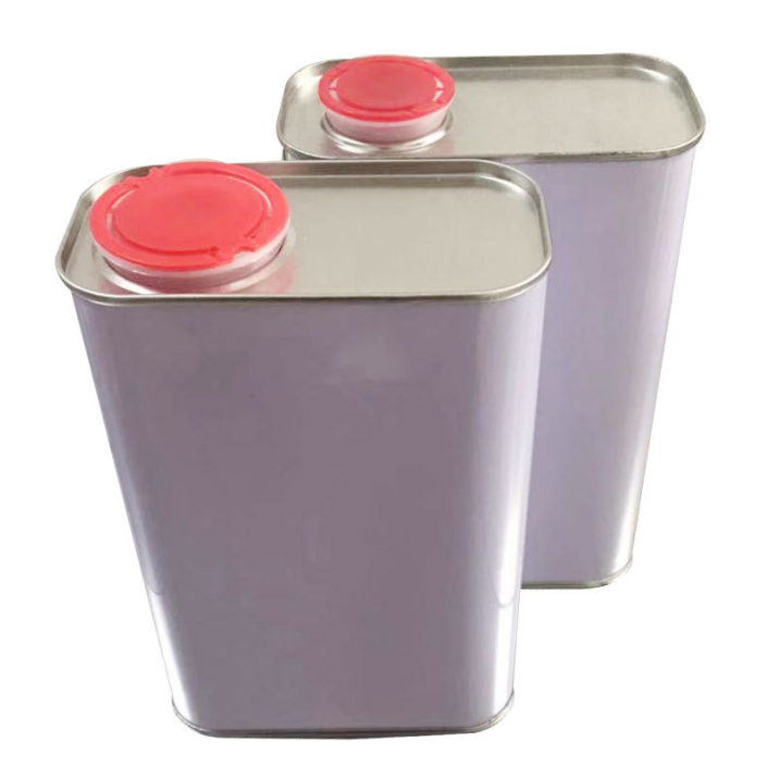 Paint Packaging Aerosol Tin Can Square Metal Pail Fast Dispatch 4 Colors Printing