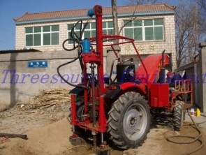 Tractor drilling rig 30 meters depth