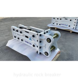 China 8.0 Ton Excavator Hydraulic rock Breaker With Nitrogen 14-17 Bar PF1/2 Inch Hose Size on sale