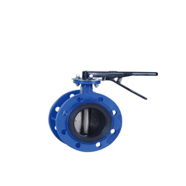 Wafer Butterfly Valve With Blue Trigger Handle Stainless Steel ZG1Cr18Ni12Mo2Ti 2" PN10