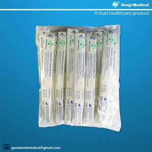 Individually sealed Sterile Nylon Flocked Swab with plastic breakable shaft