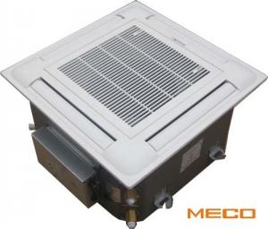 CE certified Hydronic cassette fan coil unit with build in water pump and digital display,  200CFM, M style