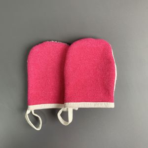 Quality Plant Fiber Double Side Reusable Makeup Remover Mitts for sale