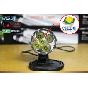 Quality Rechargeable LED Cree XM-L T6 Bike Light for sale