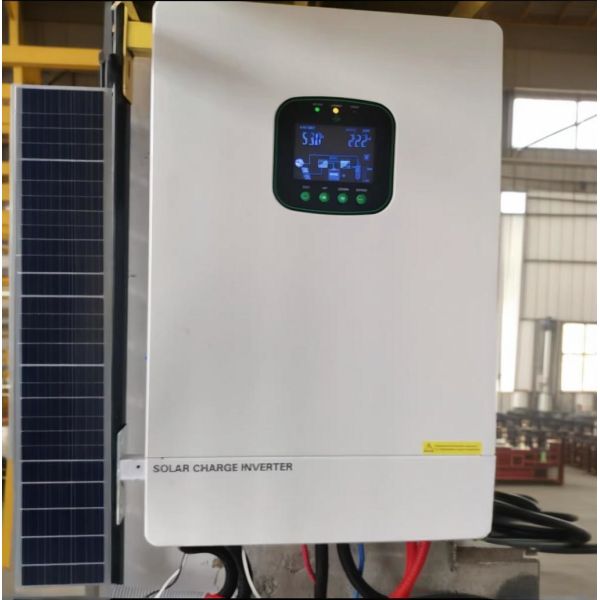 Battery Backup Hybrid Solar Inverter 5600W Single Phase 230V With Grid Feed