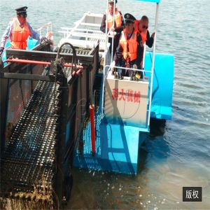 automatic trash skimmer aquatic weed harvester/Reed Cutting Ship