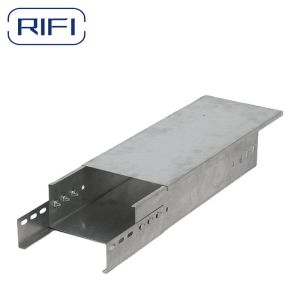 Heavy Duty Electrical Cable Tray Solid Through Metal Cable Wiring System