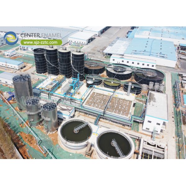 Center Enamel Vibrant Solutions Biogas Plant Project For Dyeing Wastewater