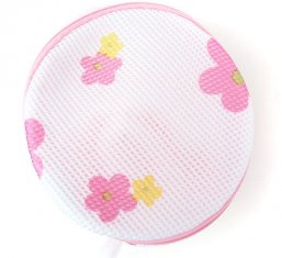 Nylon Barrel Mesh Laundry Bags Foldable Zippered Laundry Bags