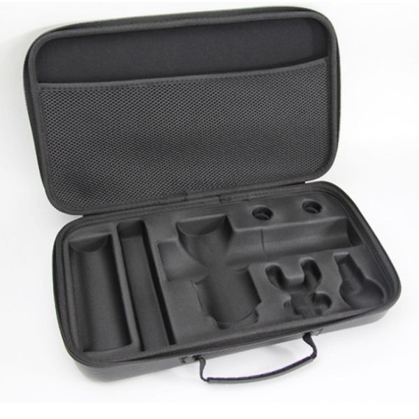 Buy Shockproof EVA Massage Gun Carrying Case Black Colors 1680D Polyester at wholesale prices