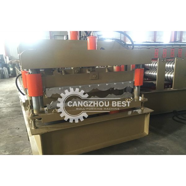 Buy Aluminium Profile Material Zinc Metal 7kw Glazed Tile Roll Forming Machine at wholesale prices