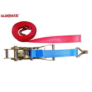 5000kg ratchet cargo lashing strap ratchet tie down strap with j hook ratchet