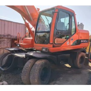 Doosan Machines Used In Excavation DX140W Second Hand Diggers