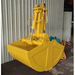 1.6-3.5cbm Chamshell Bucket For Three Section Telescopic Arm Use In 28-55ton