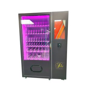 Large Capacity Eyelash Cosmetics Vending Machine Beauty With Advertising Screen