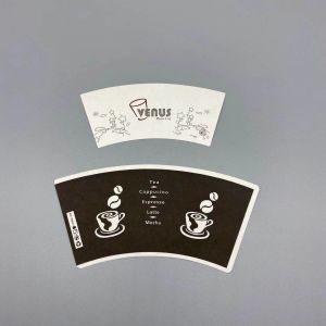 Customized 8oz Paper Cup Sheet Flexographic Print 150gsm-350gsm