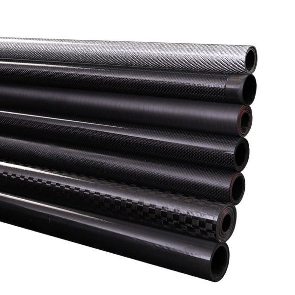 Buy Carbon Fiber Tube Manufacturer Roll Wrapped and Filament Winding Process at wholesale prices