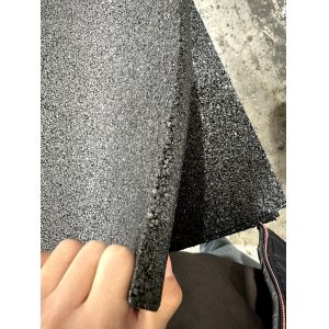 Noise Reduction Black Base Gym Rubber Flooring Mats with Different Color EPDM