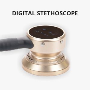 Stainless Steel Digital Stethoscope Heart Ecg Single Head Professional Medical