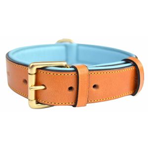 Luxury Handmade Leather Dog Collars Soft Comfortable