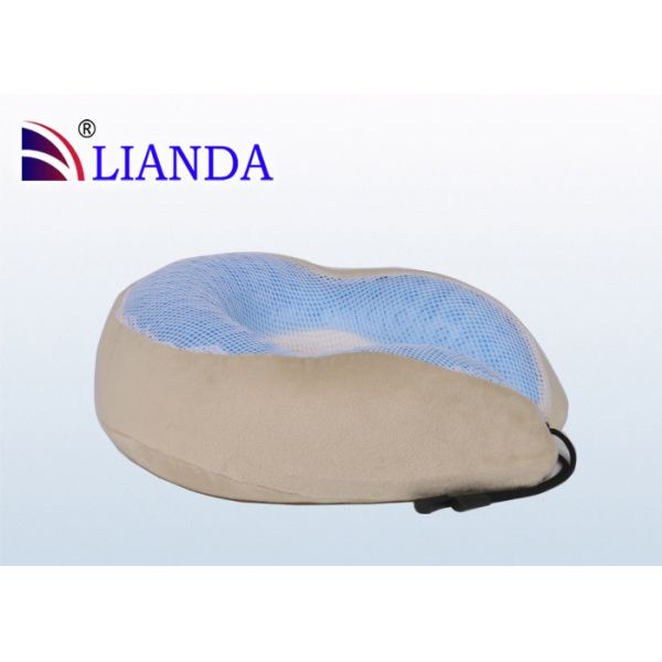 Traveling Folding Cooling Gel Pillow With Mesh And Inner Cover