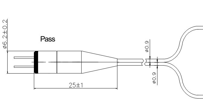 Three Wavelengths Fiber Optic Splitter 1310nm/1490nm/1550nm PD PWDM WDM Module Use