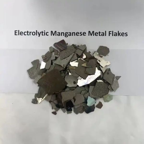 Mn 99.95% Electrolytic Manganese Flakes As Steelmaking Desulfurizer High Purity Manganese
