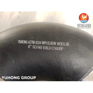 Alloy Steel ASTM A234 WP9 90 Degree SR Elbow ANSI B16.9 Buttweld Fitting