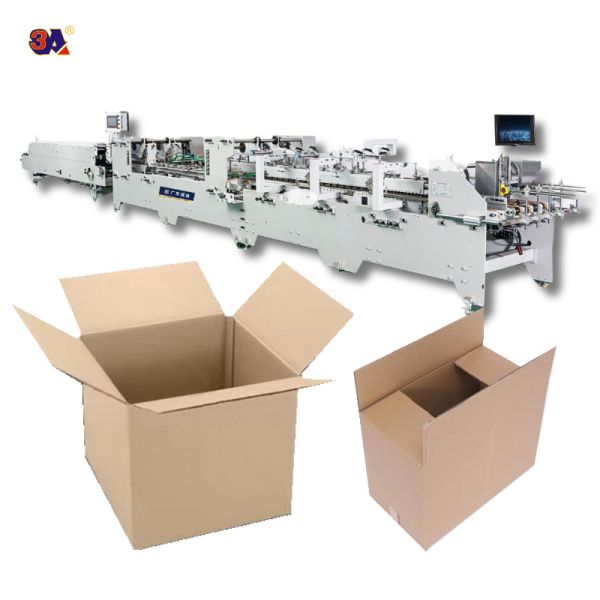 PLC Controlled CQT1300 Automatic Speed Folder Gluer for Corrugated and Cardboard