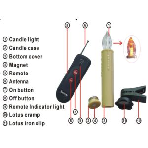 Wireless Remote Control Candle Lights 12pcs/set