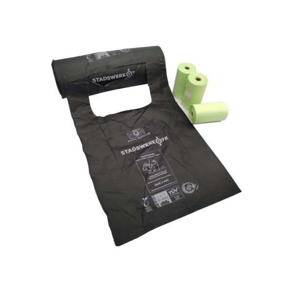 Buy BIO Compostable Dog Poop Bags Sustainable Earth Friendly Garbage Bags at wholesale prices