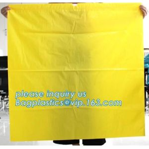 China autoclavable ldpe medical biohazard waste plastic trash bags, biohazard waste bags medical waste bag, eco-friendly bioha on sale