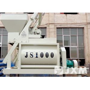 1000L Twin Shaft Mixer Batching Plant High Mixing Performance