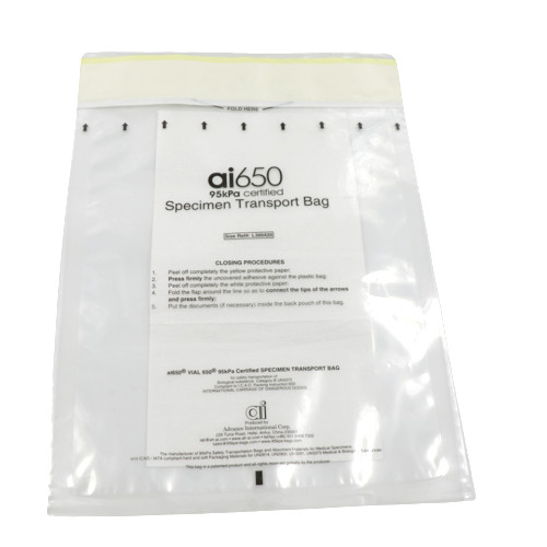 Buy LDPE Transparent Pathological Medical Examination Specimen Bag Self Sealing at wholesale prices