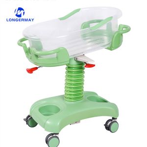 Factory 3 Function Hydraulic Infant Medical Bed ABS Plastic Babies Hospital Crib
