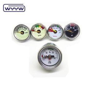 1 Inch 25mm Bar Psi Small Manometer Pressure Gauge 1/8 Npt 1 Year Warranty