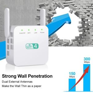 Signal Amplifier 2.4G 300Mbps Wifi Router Repeater