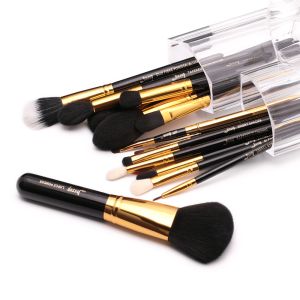 Compact Synthetic Cruelty Free Brush Set Tapered Duo Fibre Brush