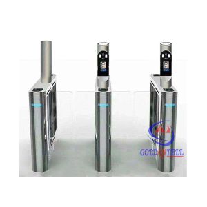 Digital Facial Recognition Turnstile , Swing Barrier Gate Access Control System