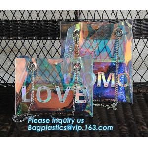 Crossbody Shoulder Messenger Bags Clear PVC Crossbody Bag Waterproof, Shoulder