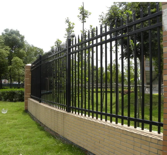 Buy 2.1mx2.4m  Residential Wrought Iron Fencing Panel Rot Proofing at wholesale prices